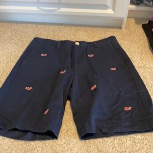 Vineyard Vines navy blue twill shorts